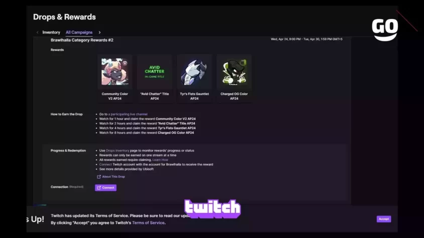 Подарки Brawlhalla Category Rewards #2 от Twitch Drops Brawlhalla Category Rewards #2