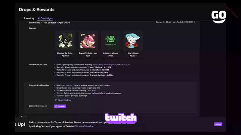 Получи свои игровые бонусы Brawlhalla — Trial of Baldr — апрель 2024 благодаря Twitch Drops. Brawlhalla - Trial of Baldr - April 2024