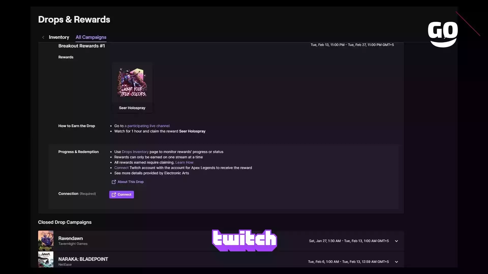 Twitch Drops представляет эксклюзивные награды Breakout Rewards #1 для Apex Legends