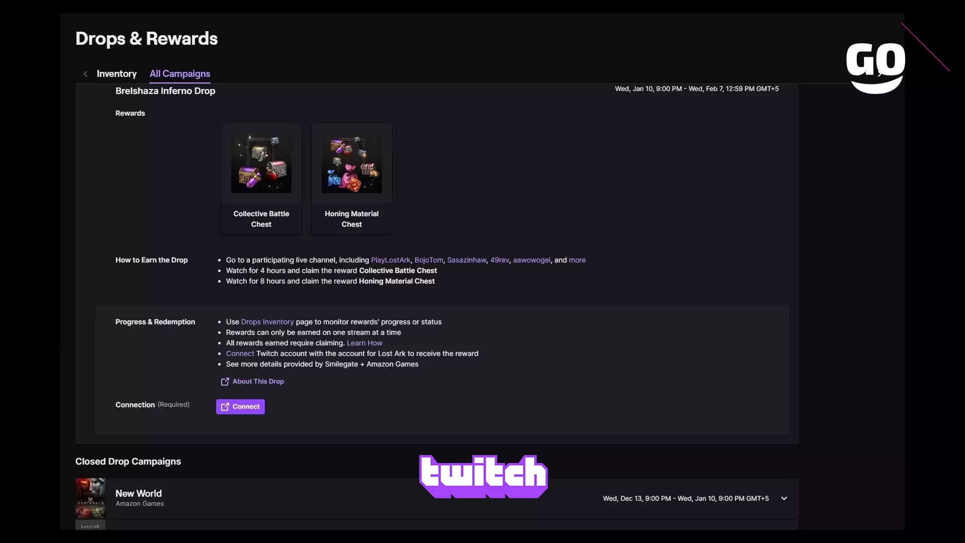 Получите Эксклюзивные Подарки от Twitch Drops в Lost Ark