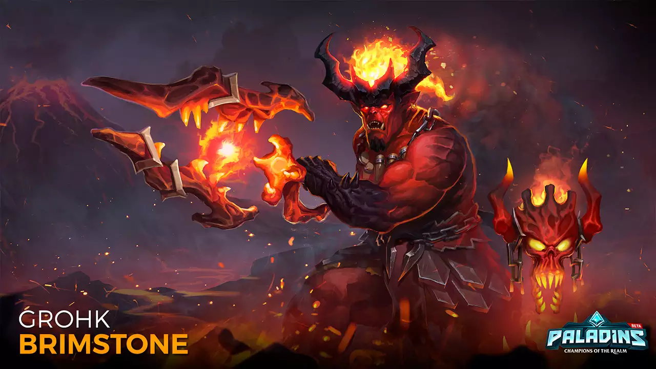 Prime Gaming раздает игровой набор Brimstone Grohk для Paladins