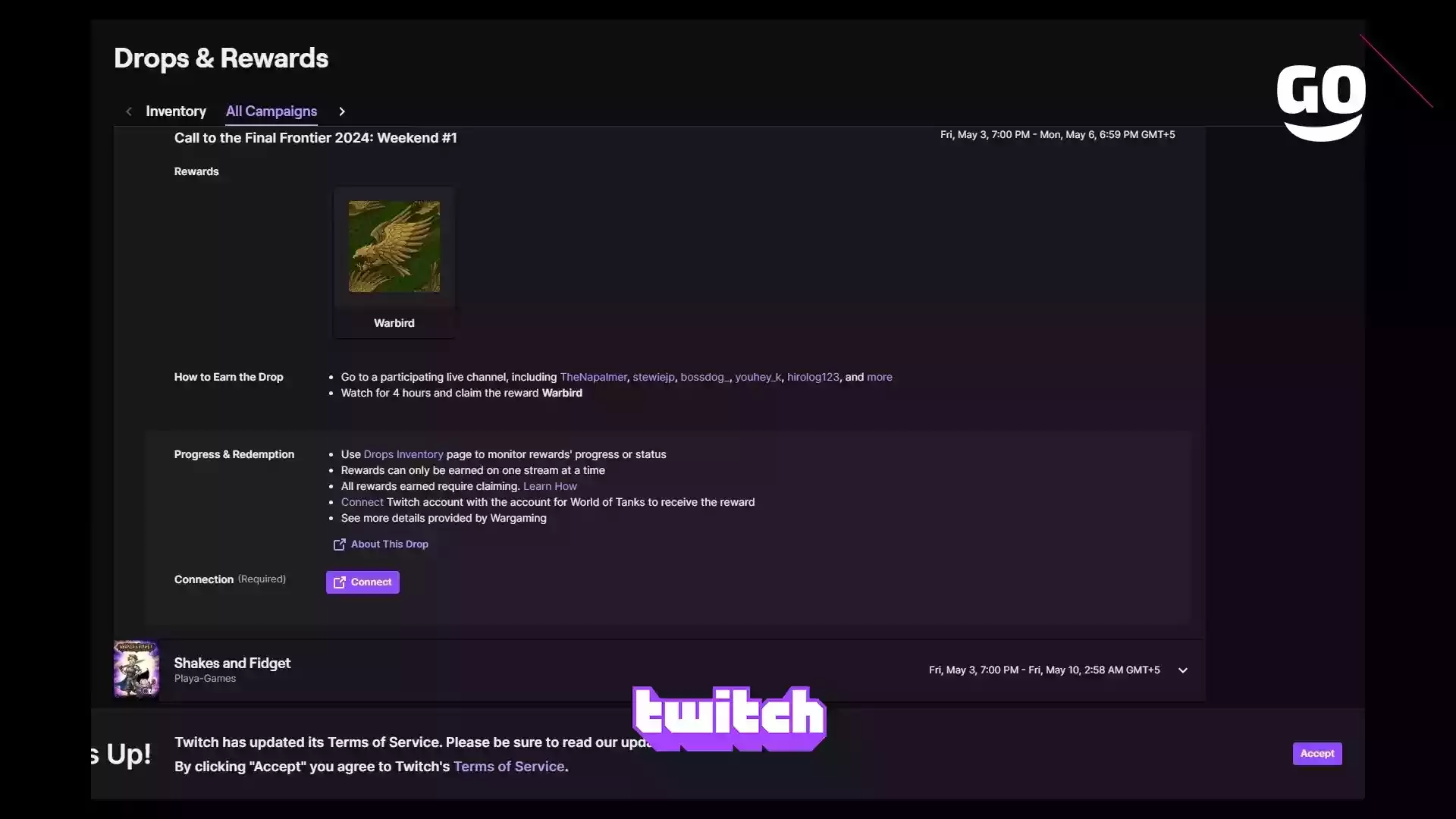 Twitch Drops Предлагает Бонусы Call to the Final Frontier 2024 для World of Tanks