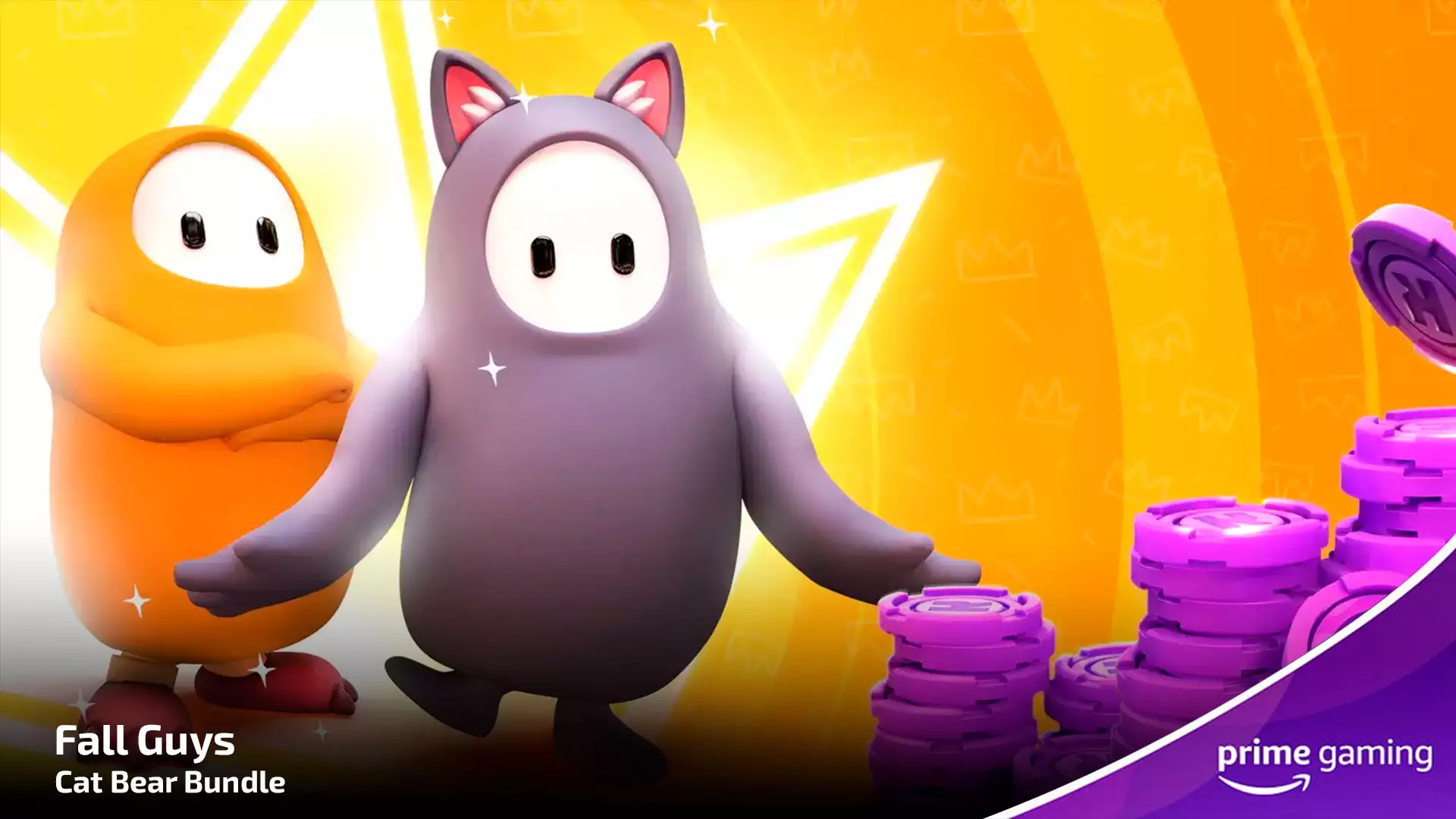 Prime Gaming раздает Cat Bear Bundle для Fall Guys