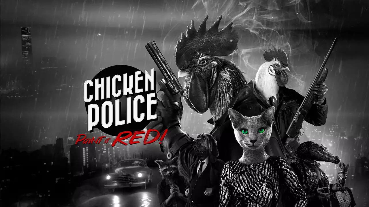 Prime Gaming раздает игру Chicken Police – Paint it RED!