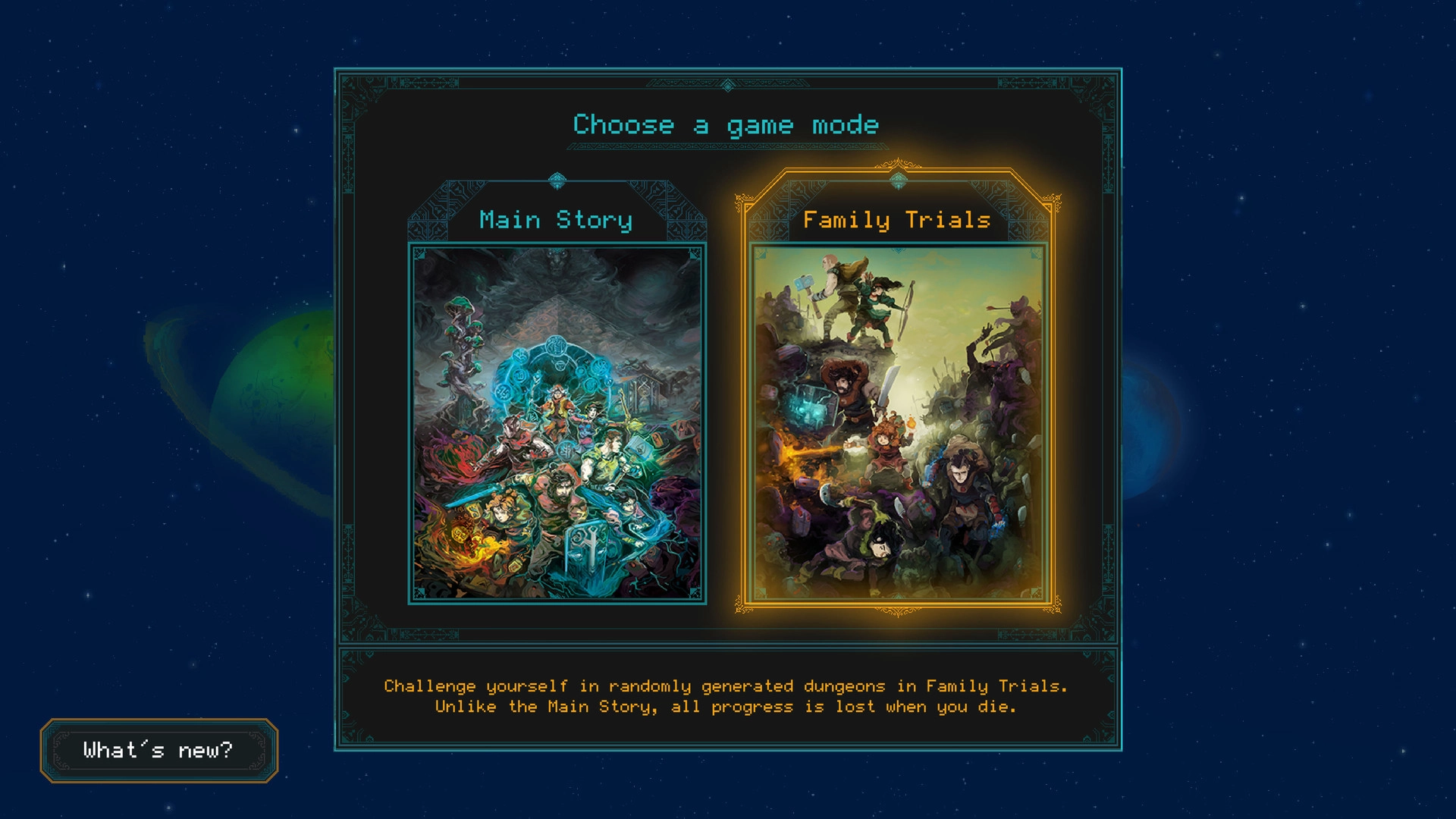 Режимы игры в Children of Morta