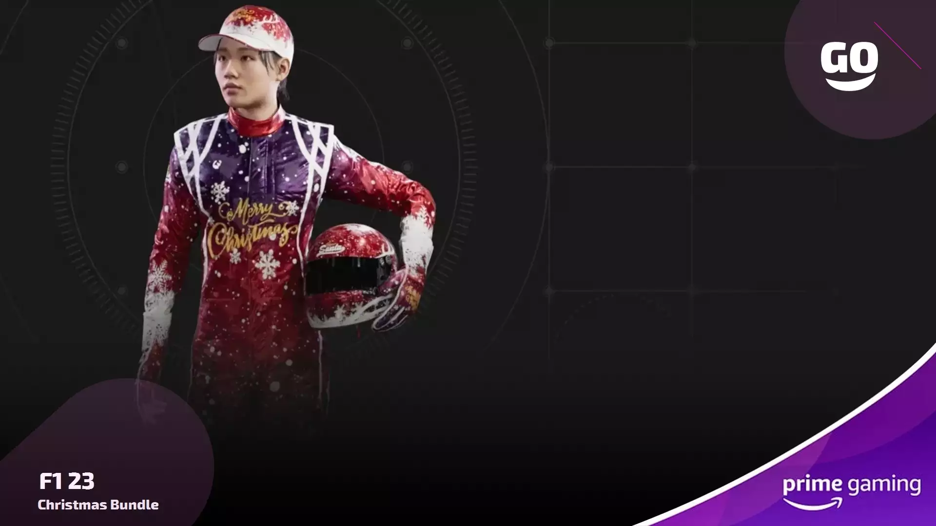 Уникальные бонусы от Prime Gaming в праздничном пакете для F1 23