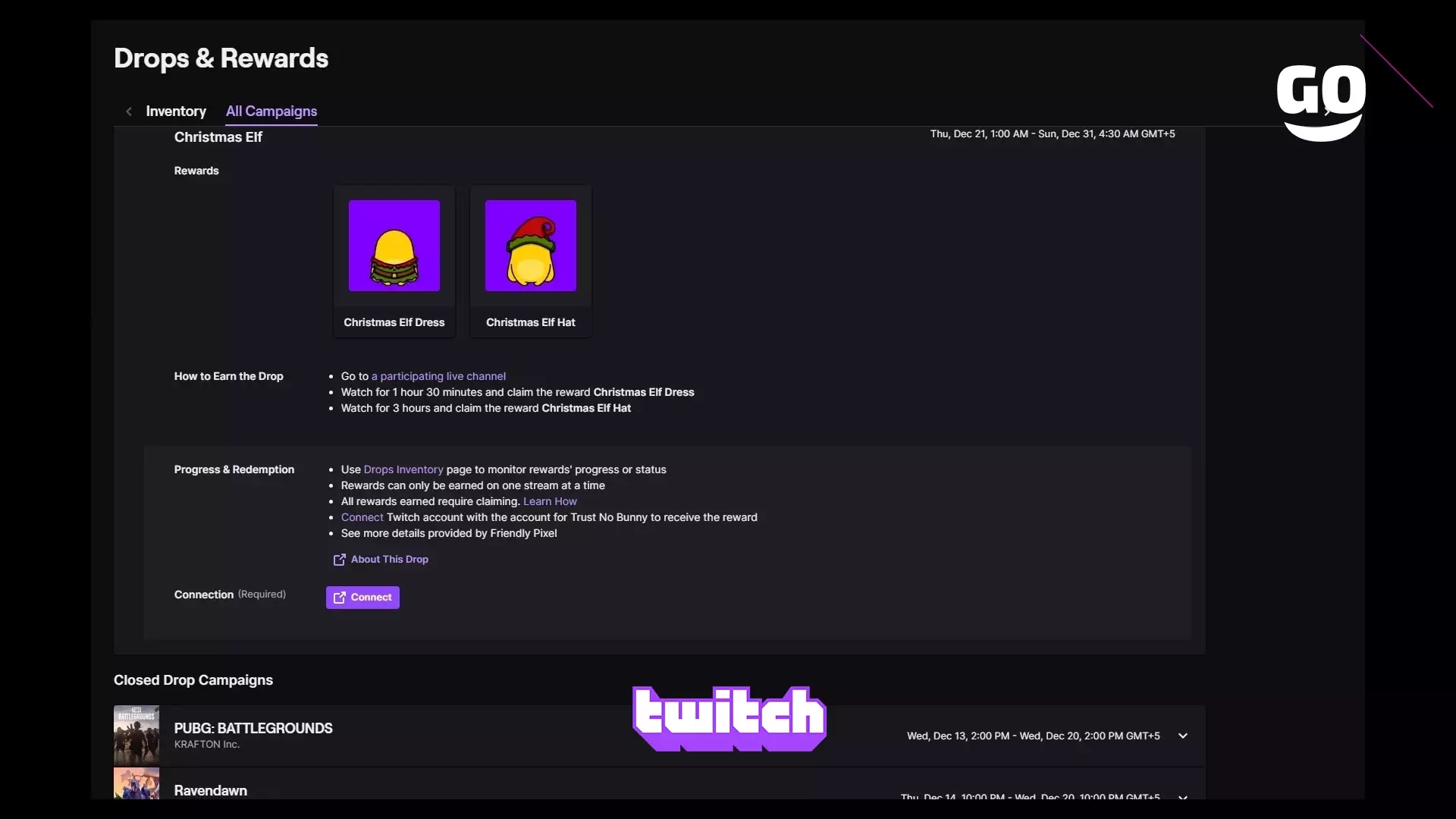 Эксклюзивные награды Twitch Drops: Эльфийский образ для Trust No Bunny