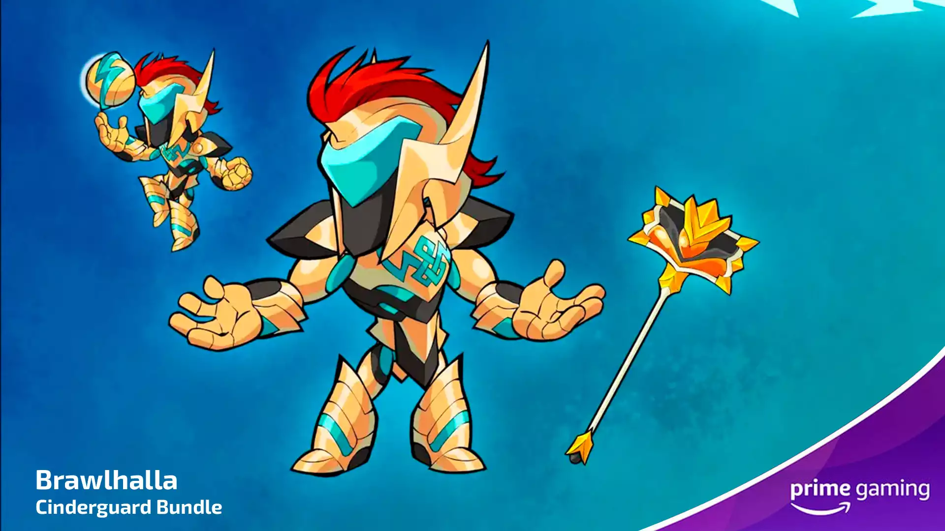 Prime Gaming: Cinderguard Bundle для Brawlhalla