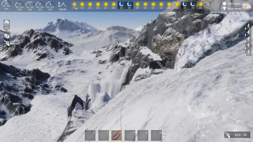 climber-sky-is-the-limit «Обложка Climber: Sky is the Limit с изображением горного пейзажа