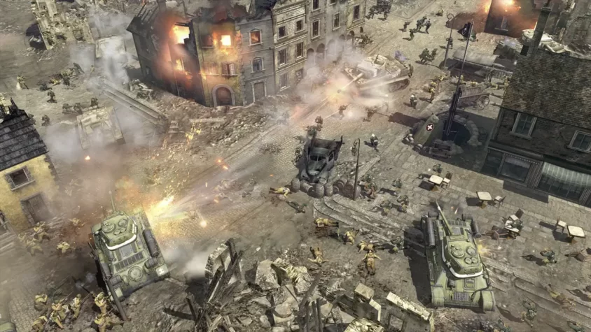 Уличные бои в Company of Heroes 2