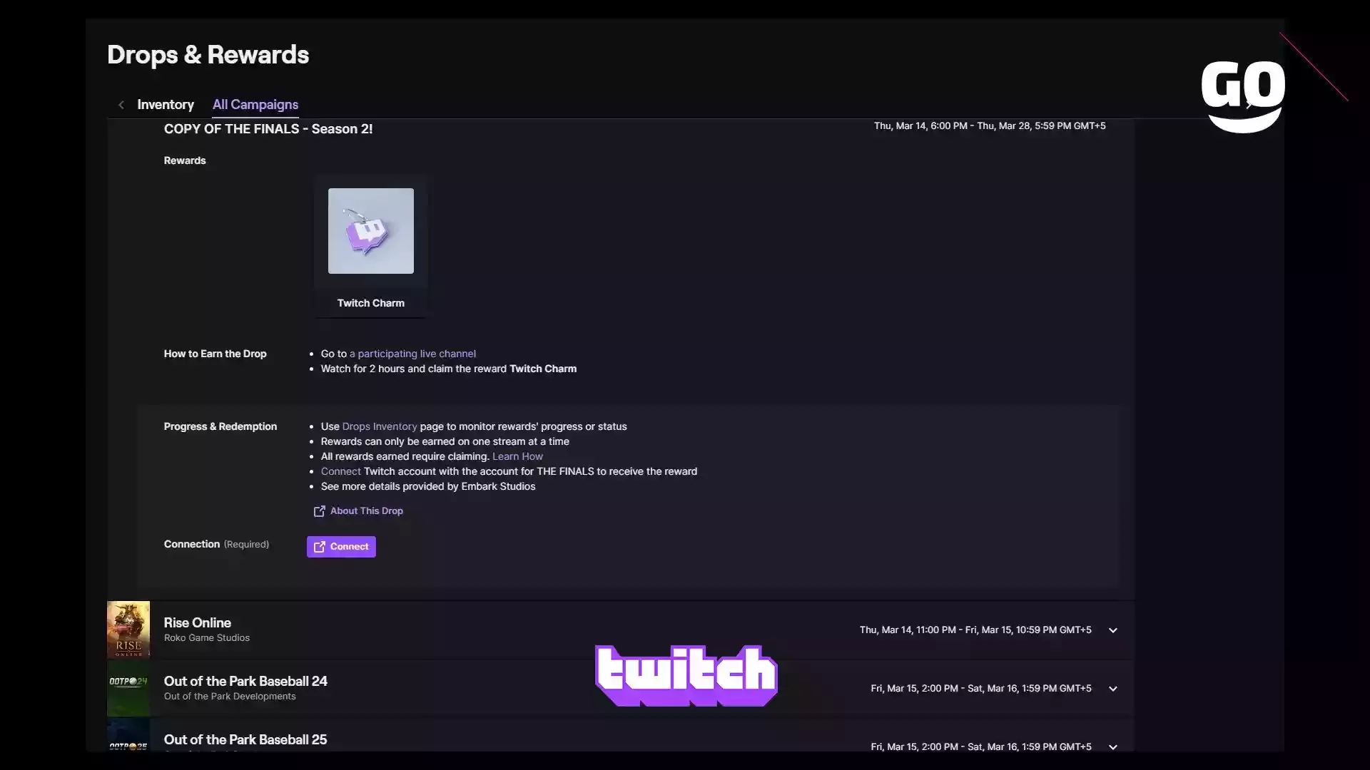 Получи игровые подарки в THE FINALS — Сезон 2 от Twitch Drops