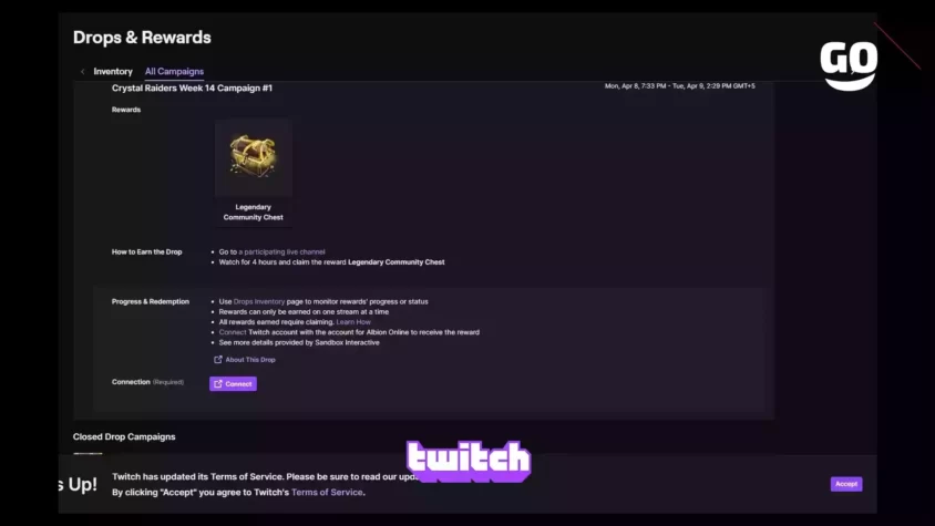 Эксклюзивные игровые предложения Crystal Raiders, неделя 14, в Albion Online через Twitch Drops. Crystal Raiders Week 14 Campaign #1