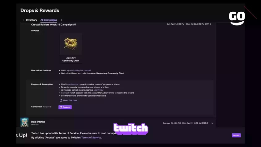 Эксклюзивные подарки Twitch Drops Crystal Raiders для игры Albion Online Crystal Raiders Week 15 Campaign #7