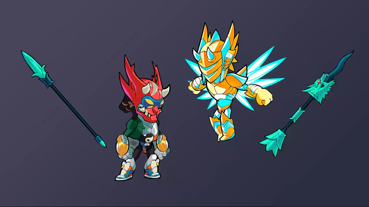 Prime Gaming раздает новый бандл Cyber Oni Bundle для игры Brawlhalla