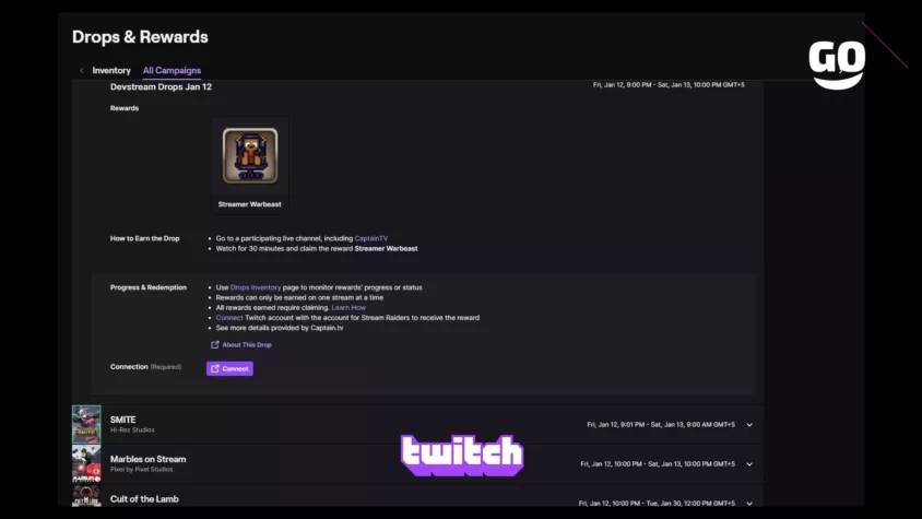 Devstream Drops Jan 12