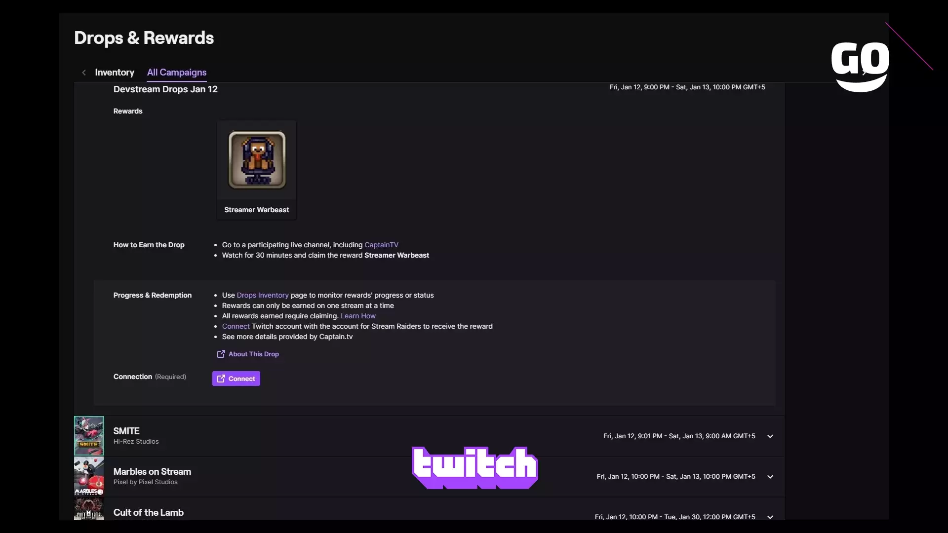 Бонусы на Twitch: Раздача подарков Devstream Drops 12 января для Stream Raiders