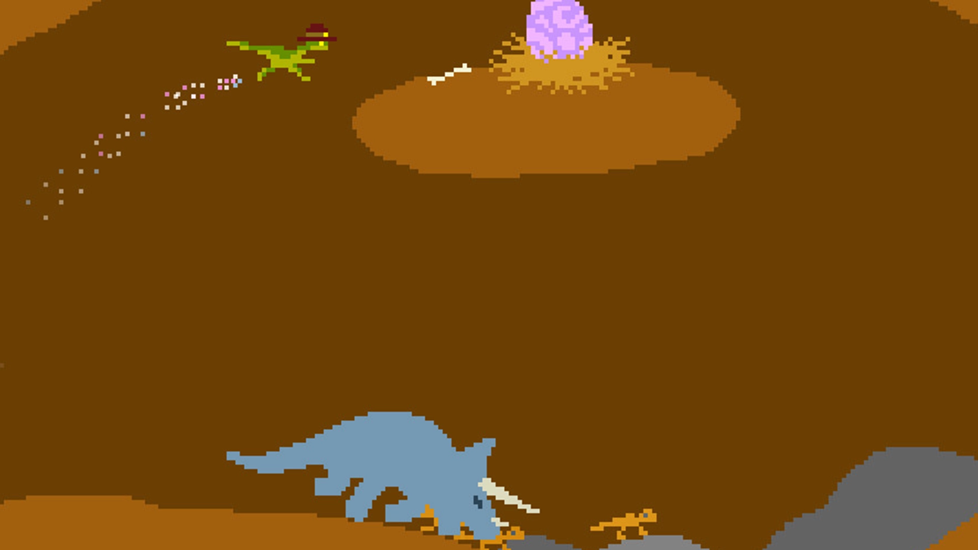 Исследование пещеры в Dino Run DX