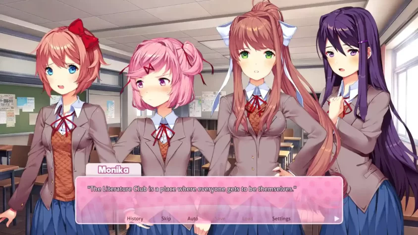 Скриншот Doki Doki Literature Club Plus! в Epic Games Store