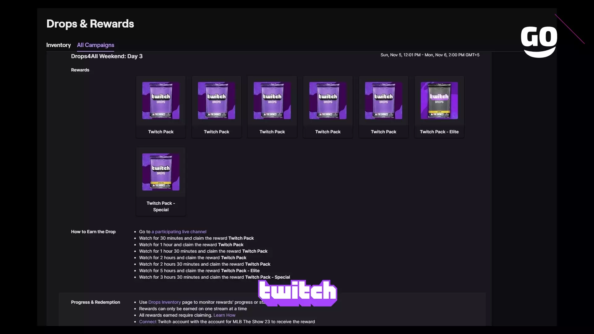 Уникальные Twitch Drops в MLB The Show 23 на выходных