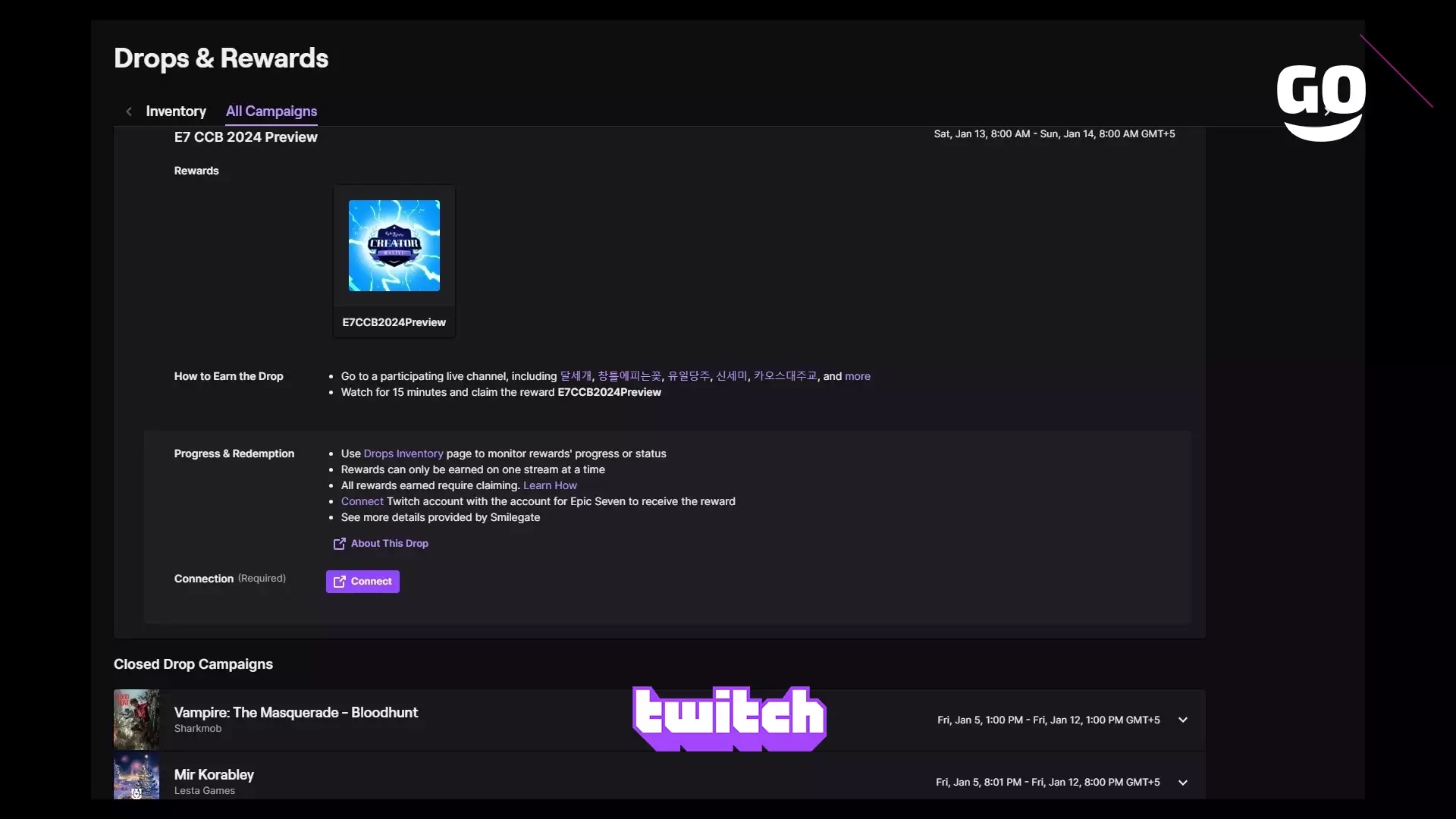 Twitch Drops раздает E7 CCB 2024 Preview для Epic Seven