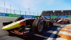 Гонщики F1 на трассе в игре EA Sports F1 23