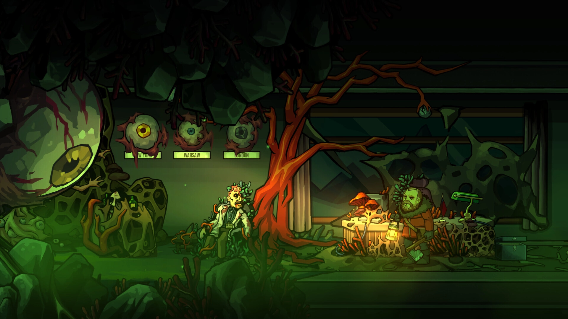 Жуткий исследовательский лагерь с монстрами в Edge of Sanity