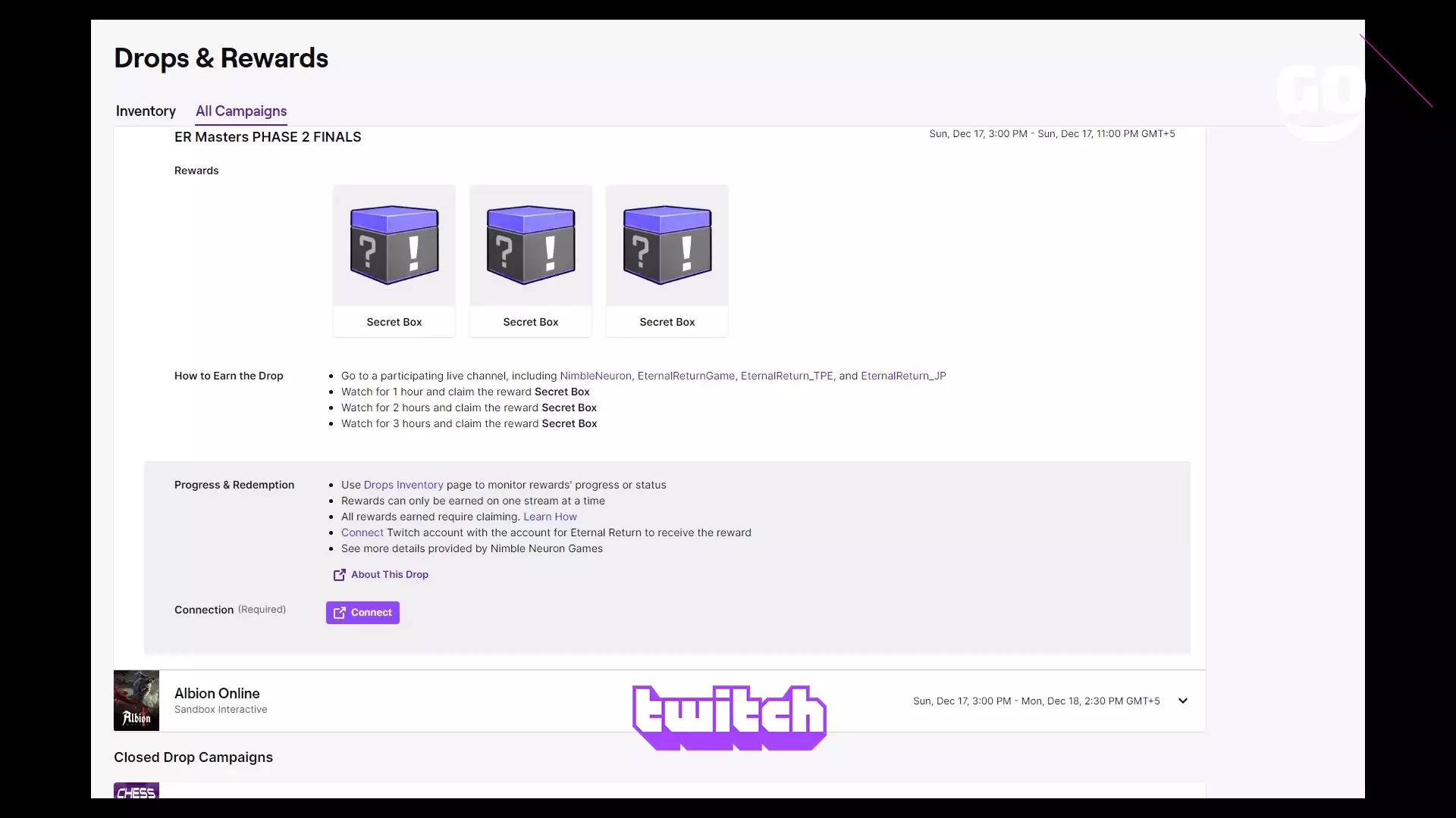 Захватывающие награды Twitch Drops на финале ER Masters PHASE 2 для Eternal Return