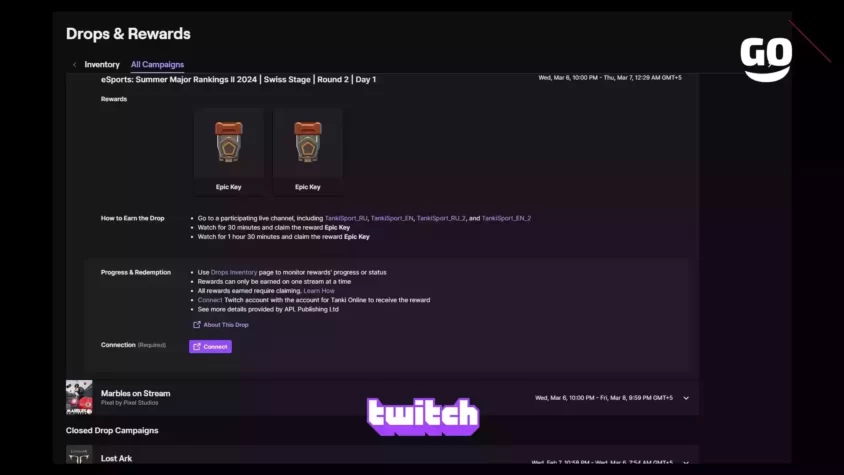 Игровые подарки Summer Major Rankings II 2024 от Twitch Drops для поклонников Tanki Online eSports: Summer Major Rankings II 2024 | Swiss Stage | Round 2 | Day 1
