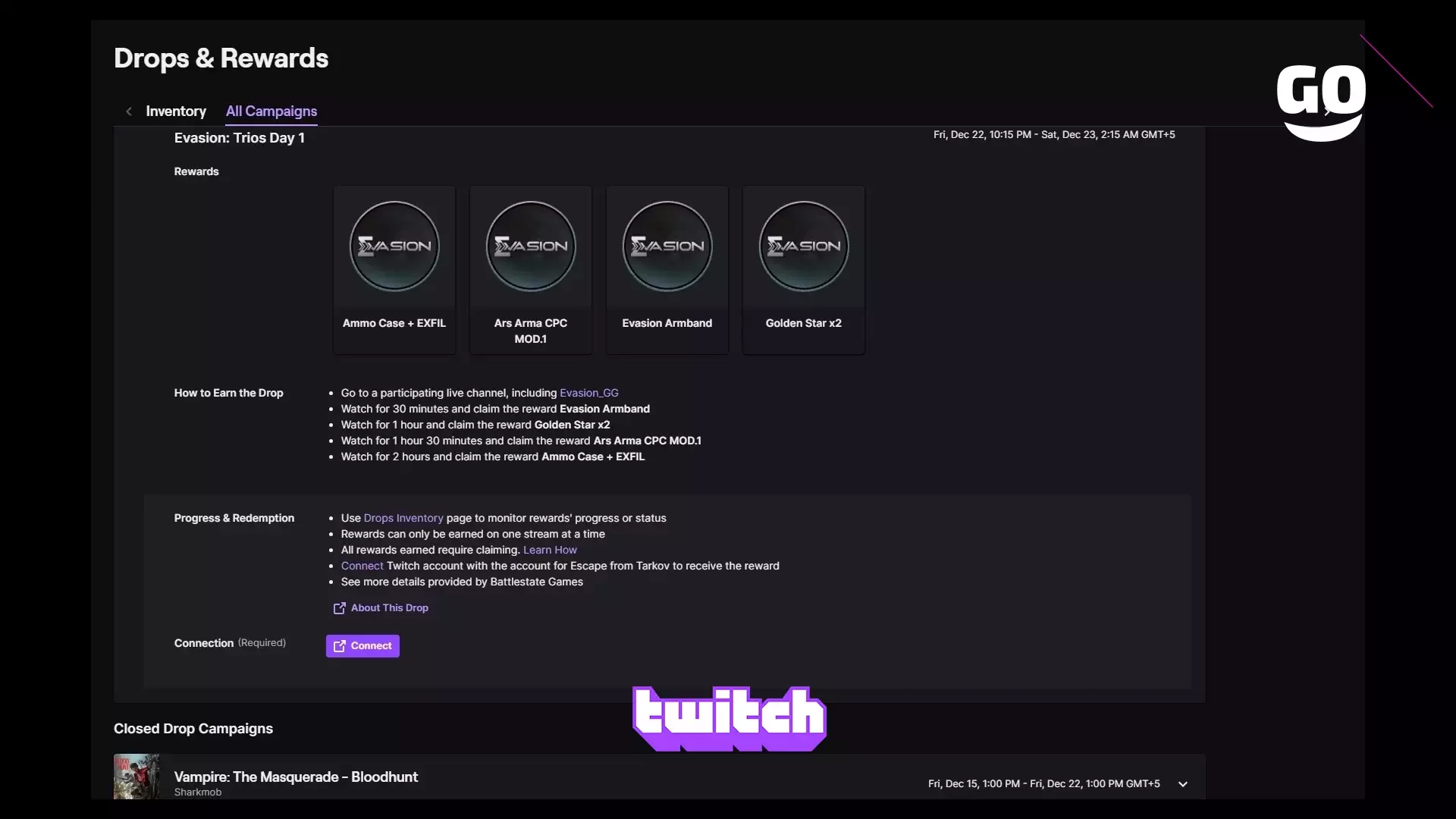 Бесплатные Бонусы в Escape from Tarkov на Twitch: Только 1 День