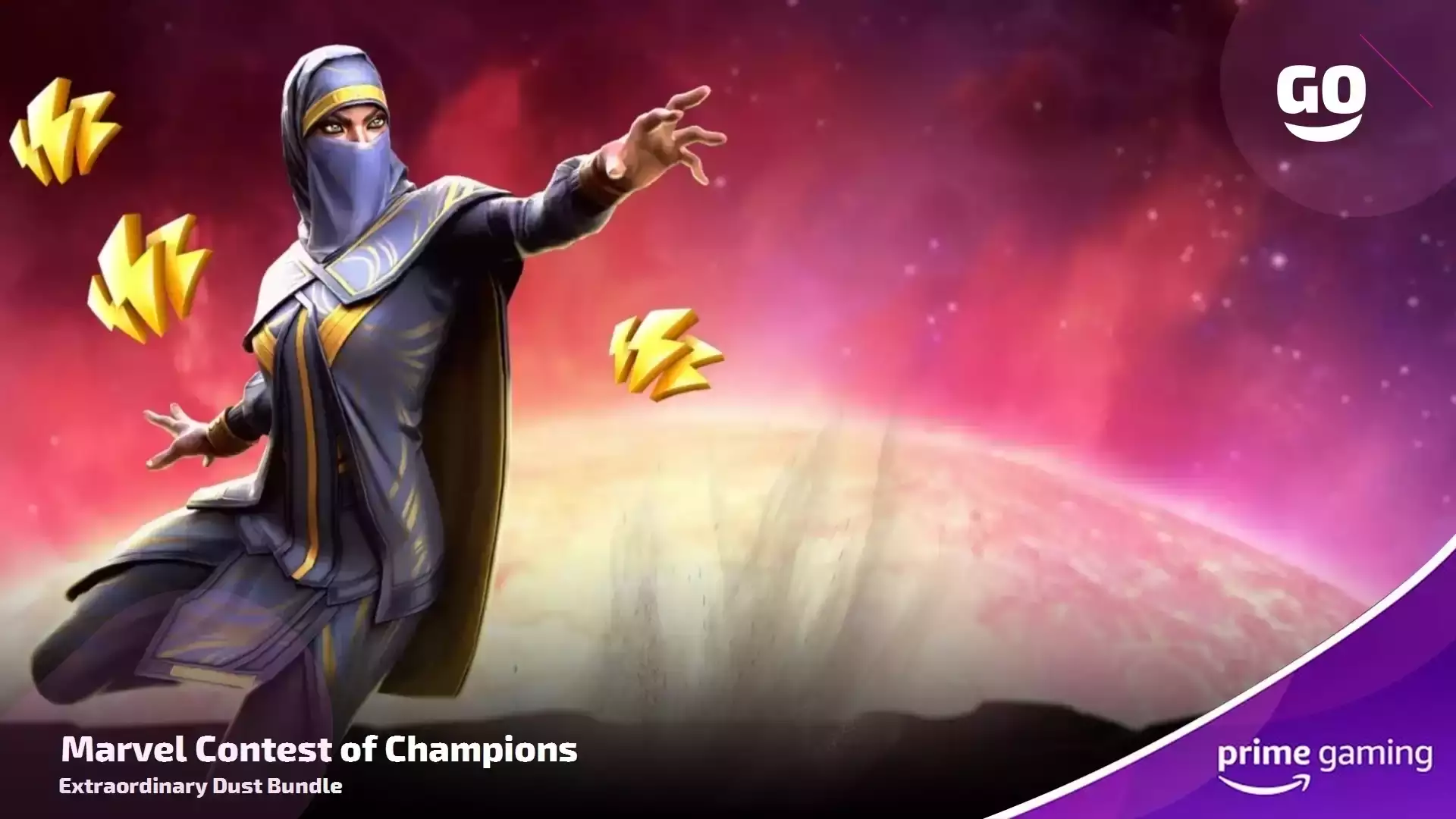 Prime Gaming бонусы Extraordinary Dust для Marvel Contest of Champions