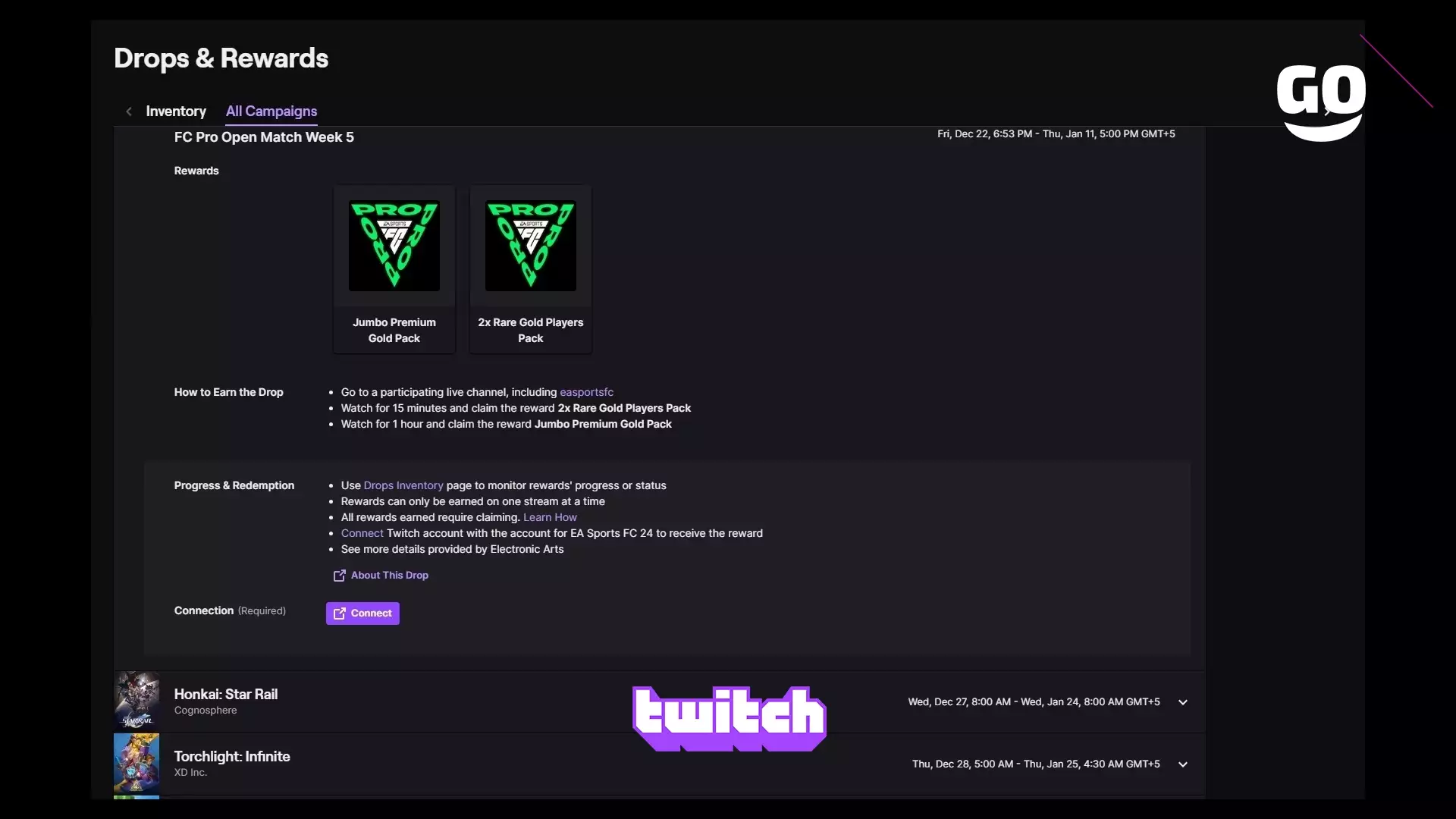 Twitch Drops раздает FC Pro Open Match Week 5 для EA Sports FC 24
