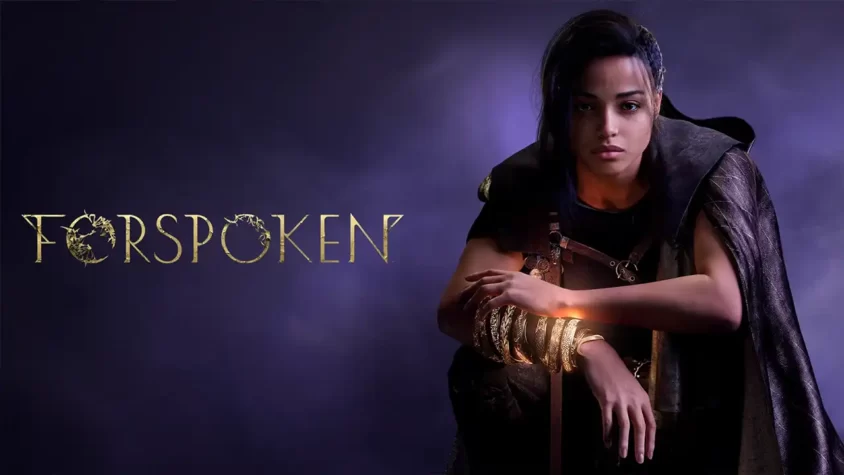 обложка Forspoken с главным героем главный персонаж из Forspoken на обложке игры