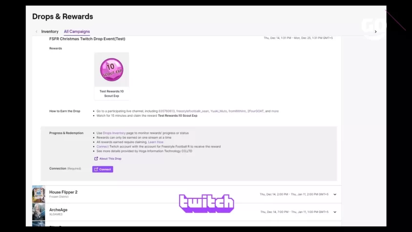 FSFR Christmas Twitch Drop Event(Test) FSFR Christmas Twitch Drop Event(Test)