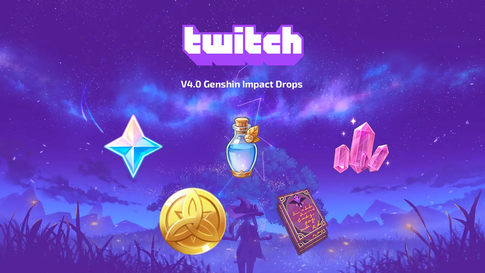 Twitch Drops: V4.0 Genshin Impact Drops для Genshin Impact