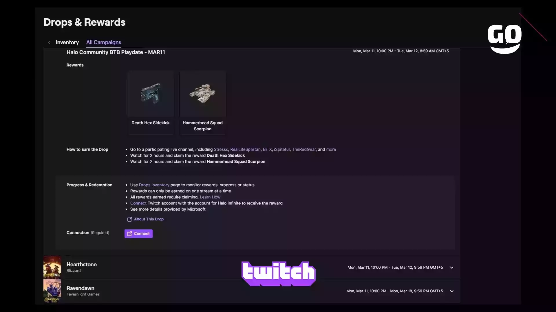 Получи уникальные игровые подарки от Twitch Drops в Halo Infinite