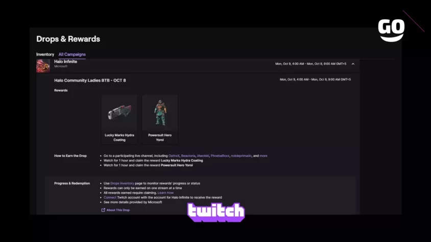 Halo Community Ladies BTB - OCT 8