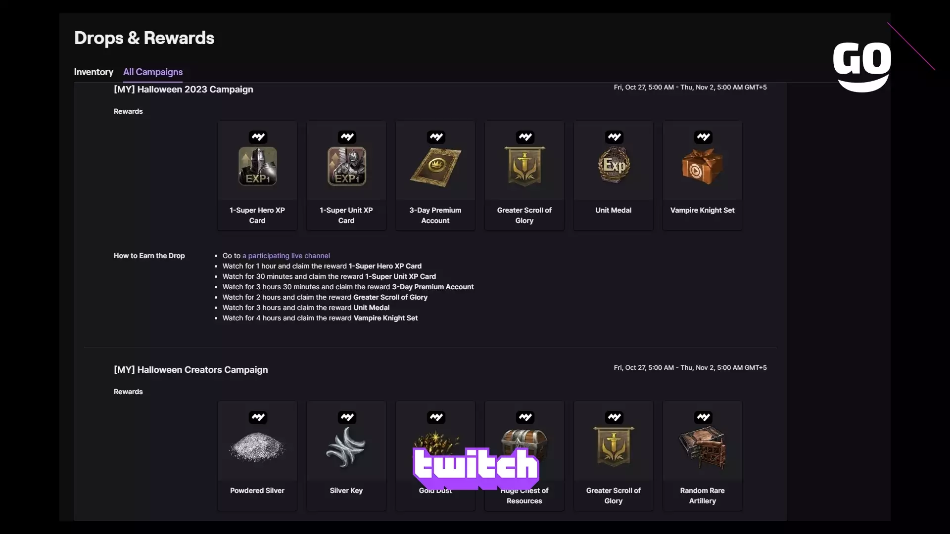 Twitch Drops раздает Happy Halloween & Floating Isles Launch Celebration для Legion TD 2