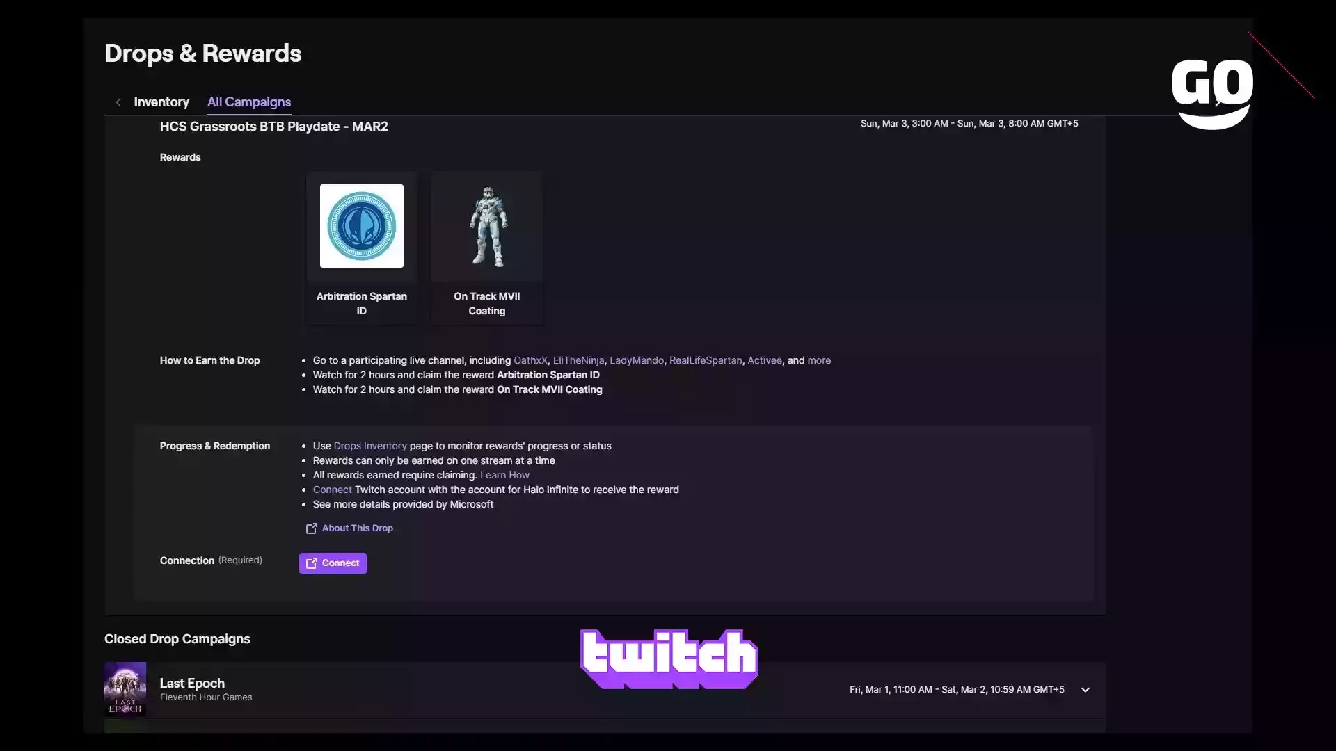 Бесплатные бонусы в Halo Infinite: акция Twitch Drops