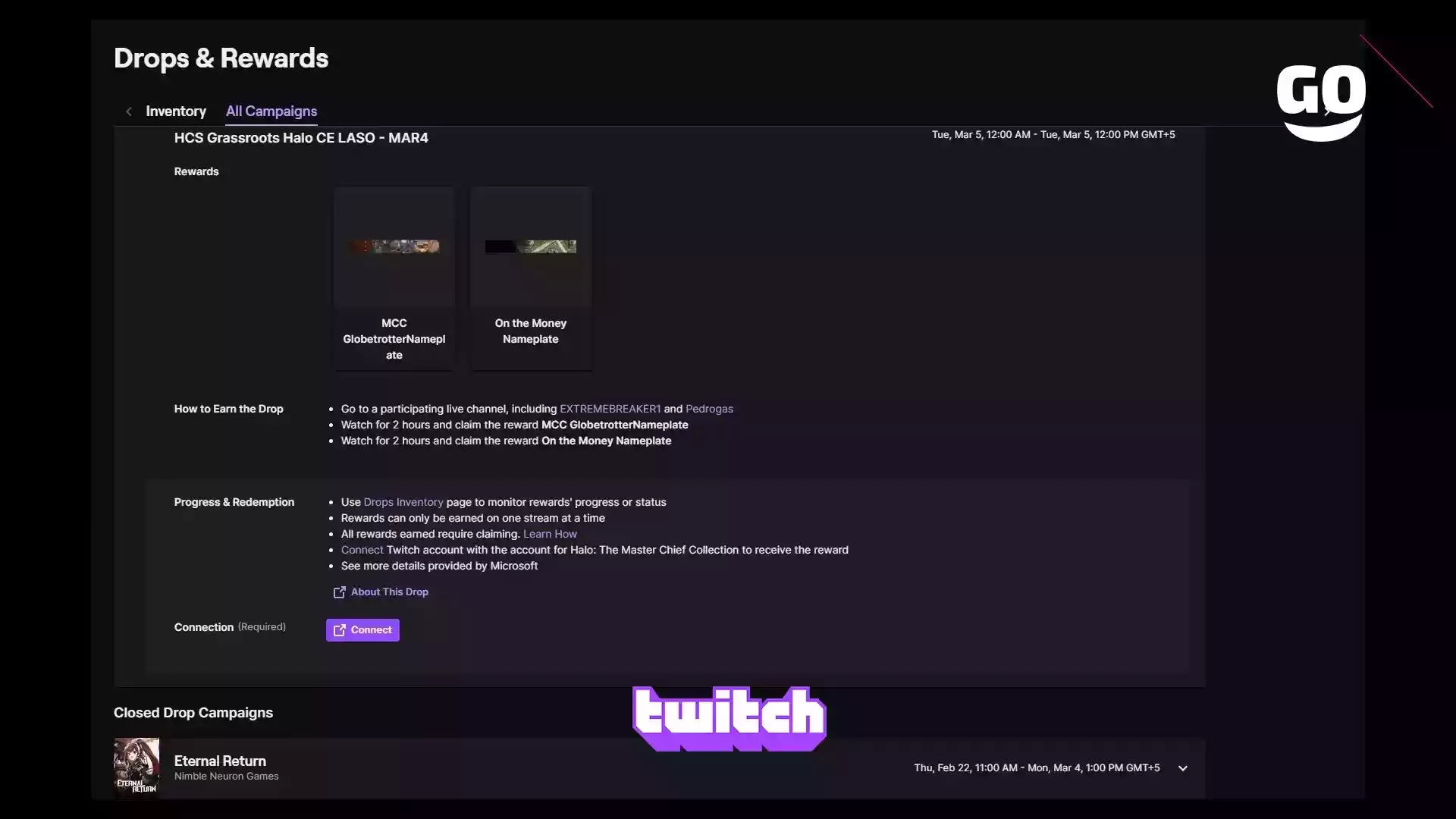 Получай бонусы Twitch Drops для Halo: The Master Chief Collection