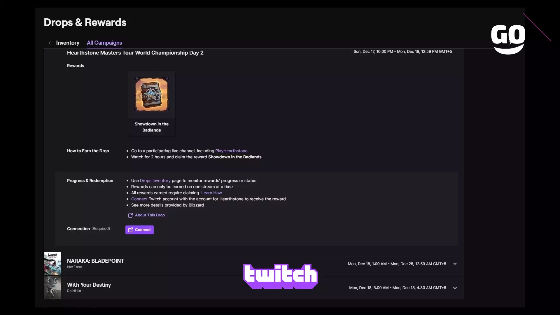 Twitch Drops раздает Hearthstone Masters Tour World Championship Day 2 для Hearthstone