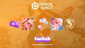 Twitch Drops: Hello Kitty chegou ao HoK для Honor of Kings
