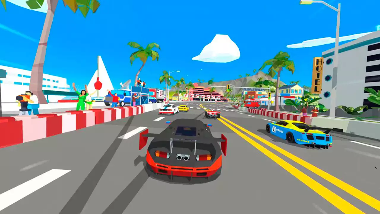 Игра Hotshot Racing раздается для Steam