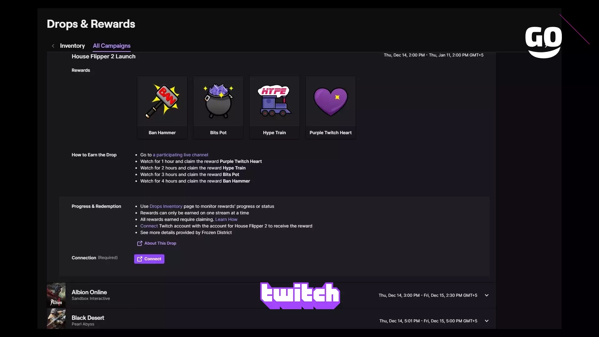 Новый Twitch Drops: Запуск House Flipper 2