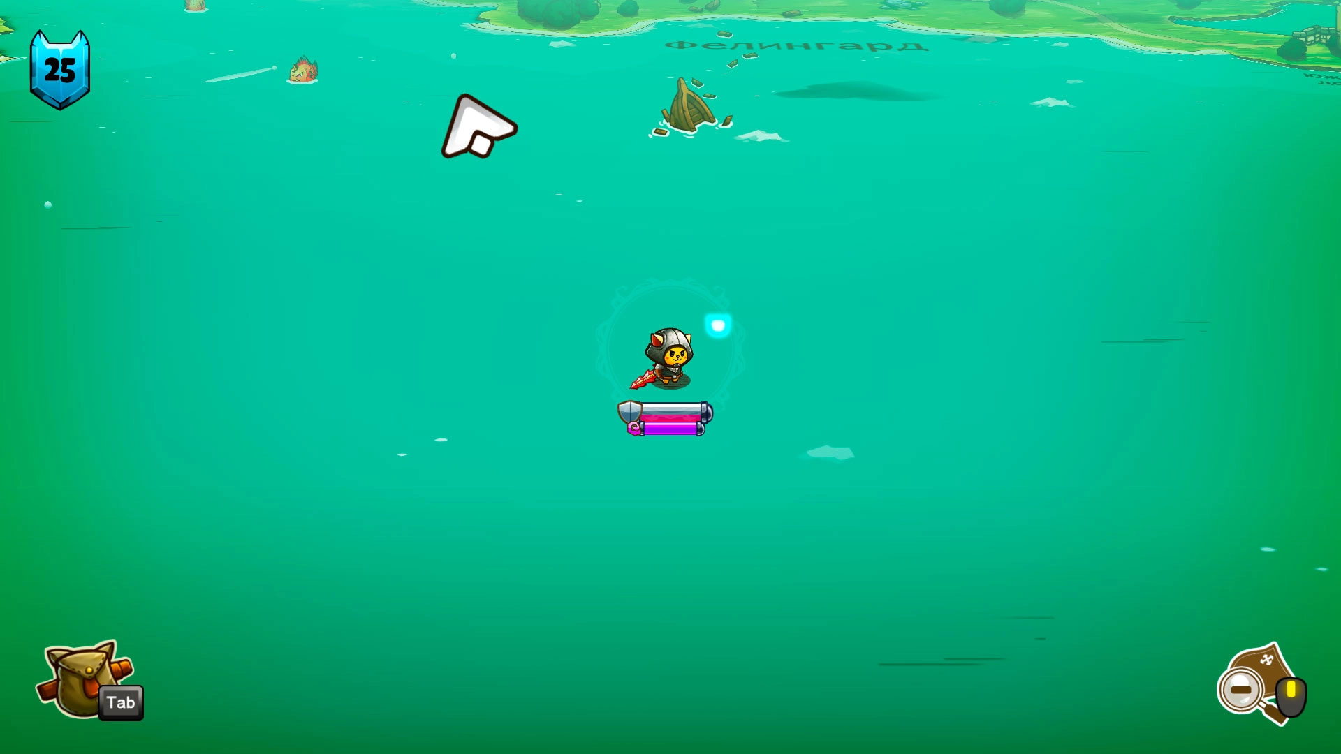 Как ходить по воде в Cat Quest