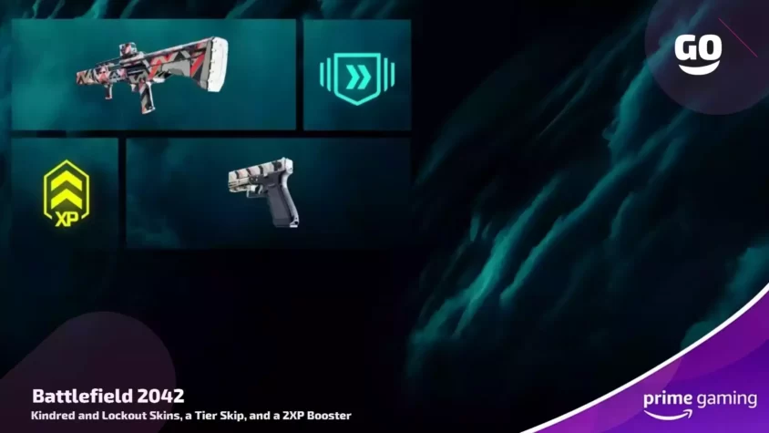 Набор от Prime Gaming включает эксклюзивные скины и усилители для Battlefield 2042. Kindred and Lockout Skins, a Tier Skip, and a 2XP Booster