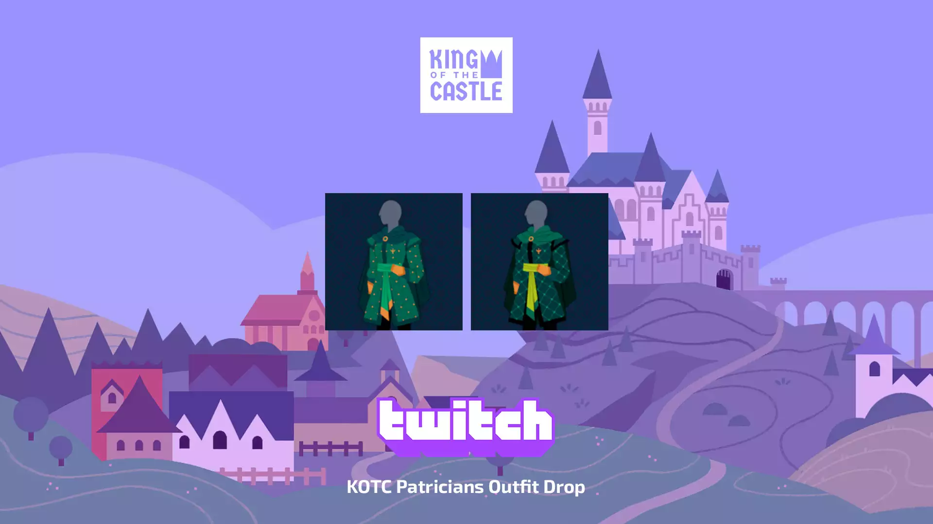 Twitch Drops: KOTC Patricians Outfit Drop для King of the Castle