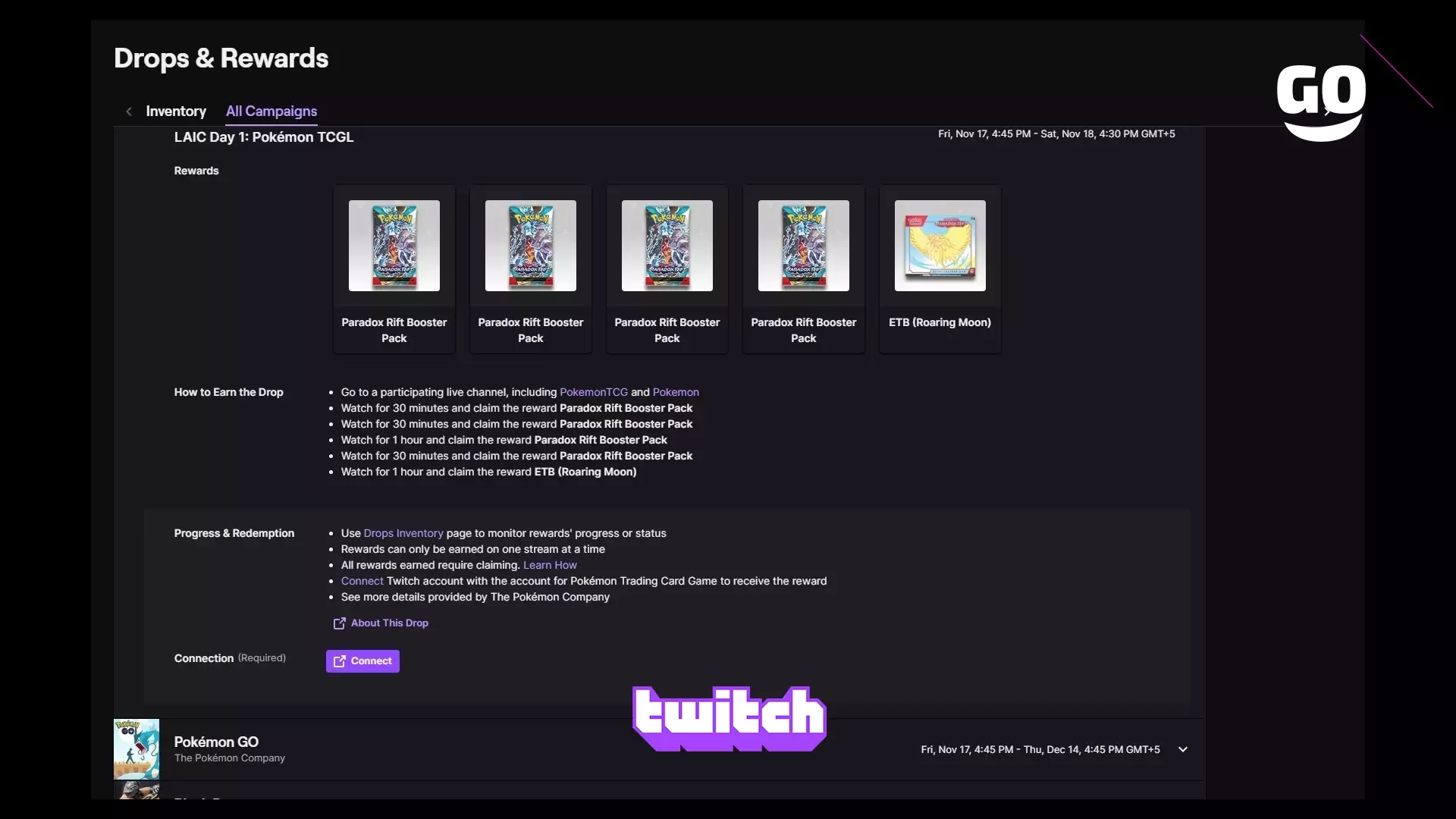 Бесплатные игровые бонусы на Twitch: LAIC Day 1 в Pokémon TCG