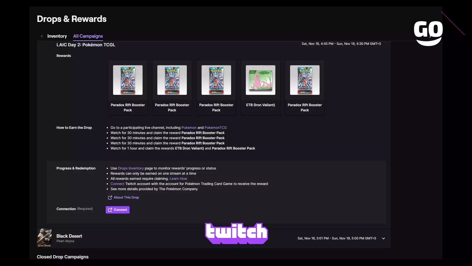 Twitch Drops раздает LAIC Day 2: Pokémon TCGL для Pokémon Trading Card Game