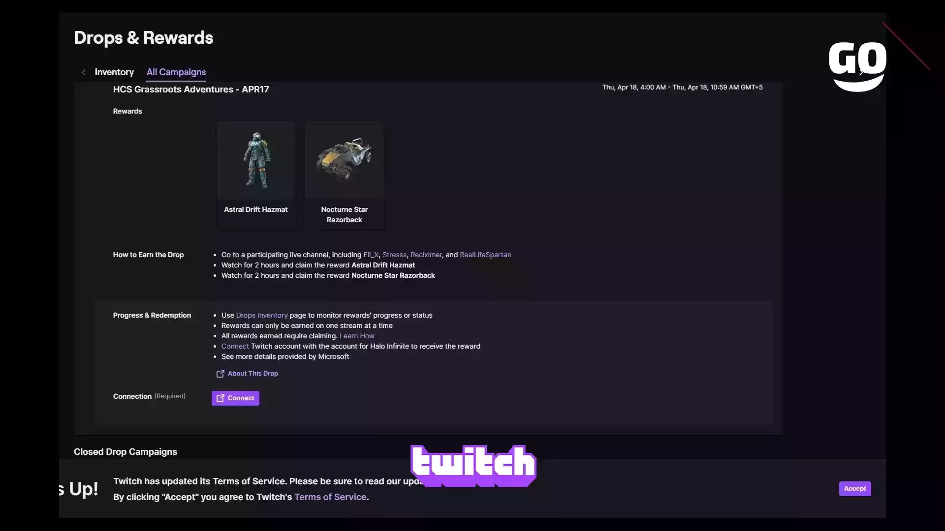 Twitch Drops представляет: ночь с ЛаСинити в Halo Infinite 18 апреля