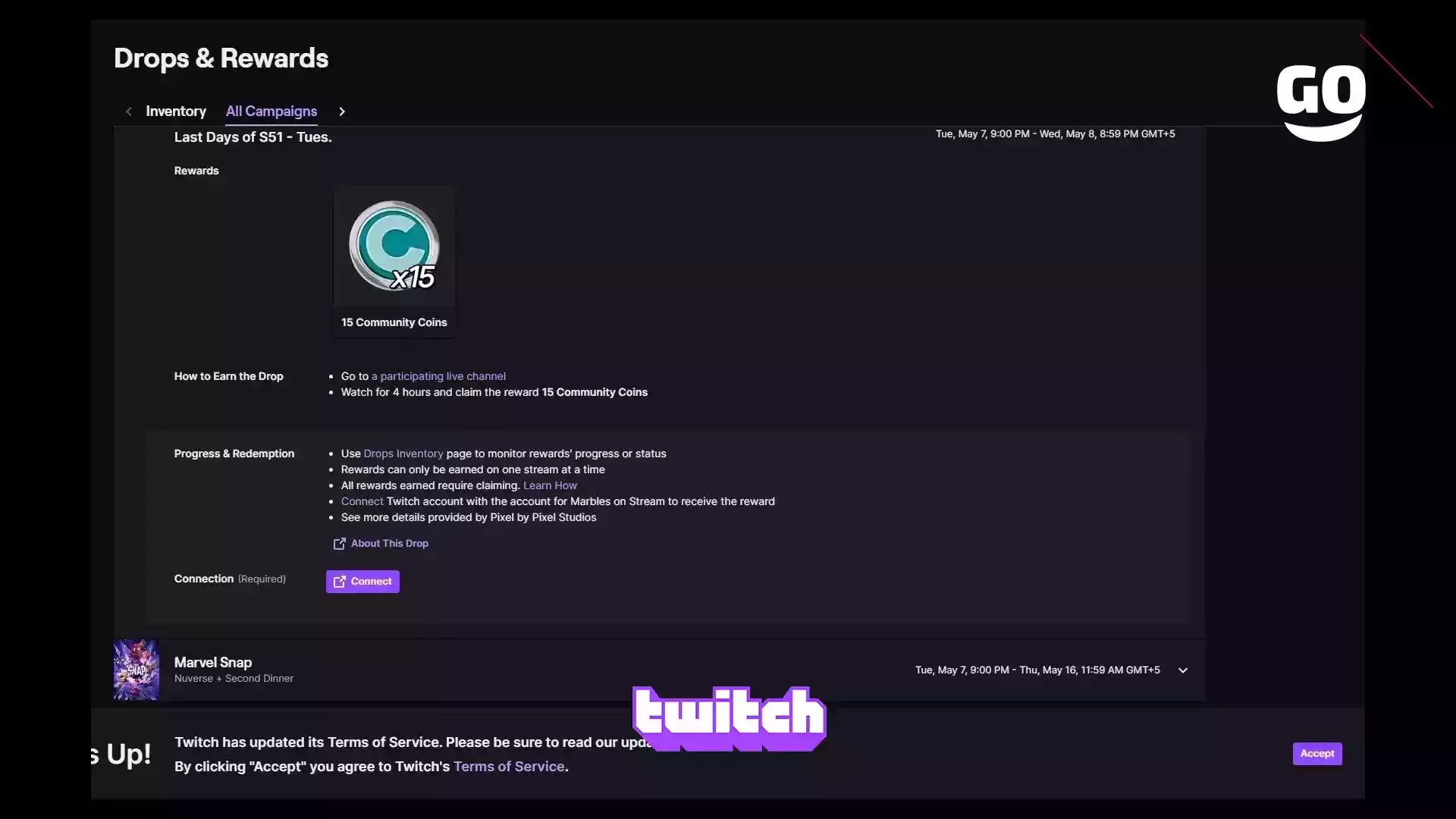 Последние дни Twitch Drops для Marbles on Stream